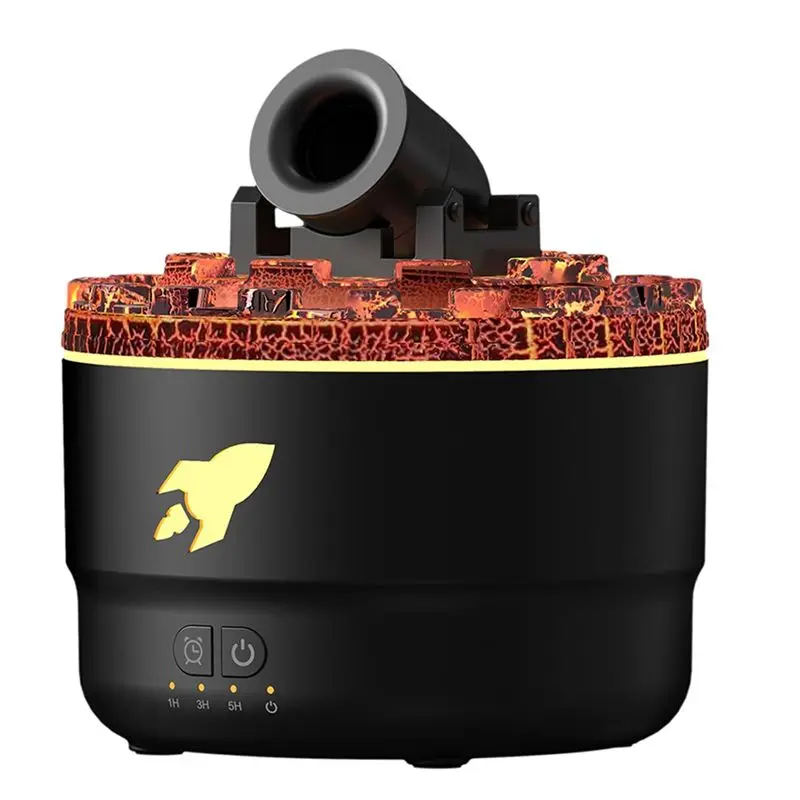 

A21Q -Volcanic Tower Humidifier Humidifier Silent Dehumidifier Color LED Light Home Office Dehumidifier US Plug