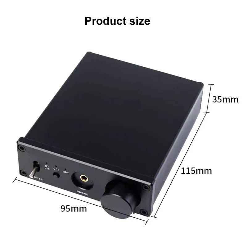 LUSYA L6 ES9039Q2M بلوتوث QCC3084 5.4 APTX-HD LDAC الصوت USB البصرية محوري فك DAC HiFi فك سماعة رأس ستيريو أمبير #2