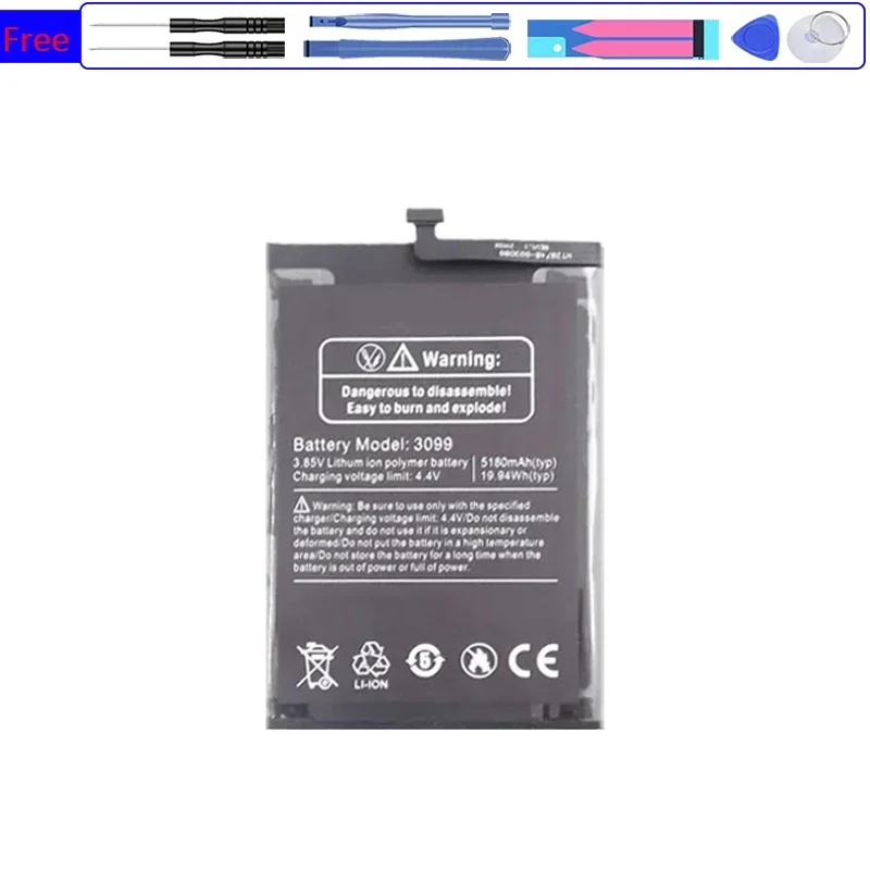 5180mAh Replacement Battery 3099 For Ulefone Armor X10 Pro