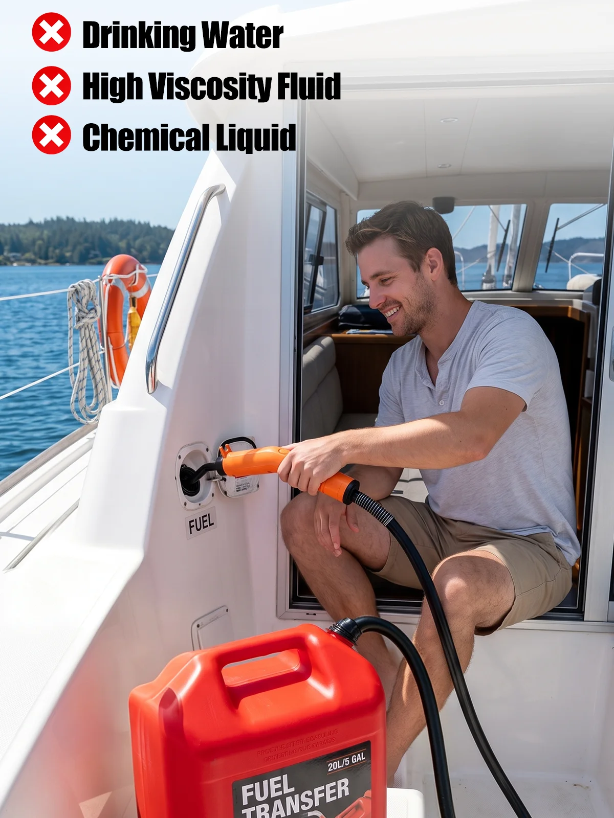 INSOMA USB-Aufladbare Tragbare Elektrische Kraftstoffpumpe Verbesserte Wasser- oder Diesel-Transferpumpe Leichtgewichtiger Flüssigkeitsextraktor – Detail 10