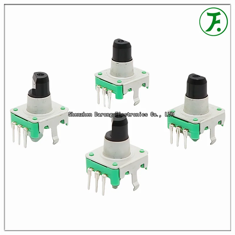 Taiwan Fogo EC12 infinite rotary encoder plastic shaft volume potentiometer half shaft 10MM 3 pin without switch