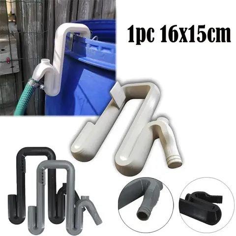 New Rainwater Transfer&Overflow Pipe Connector,Self Priming Siphon Hose Set No Power Auto Drain&Fill for Home Garden Garage