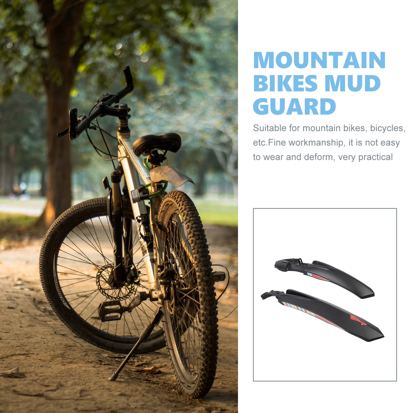 Bicycle Mudguard for Outdoor Mountain Bike Supplies Protective Guards Dirt Replacement