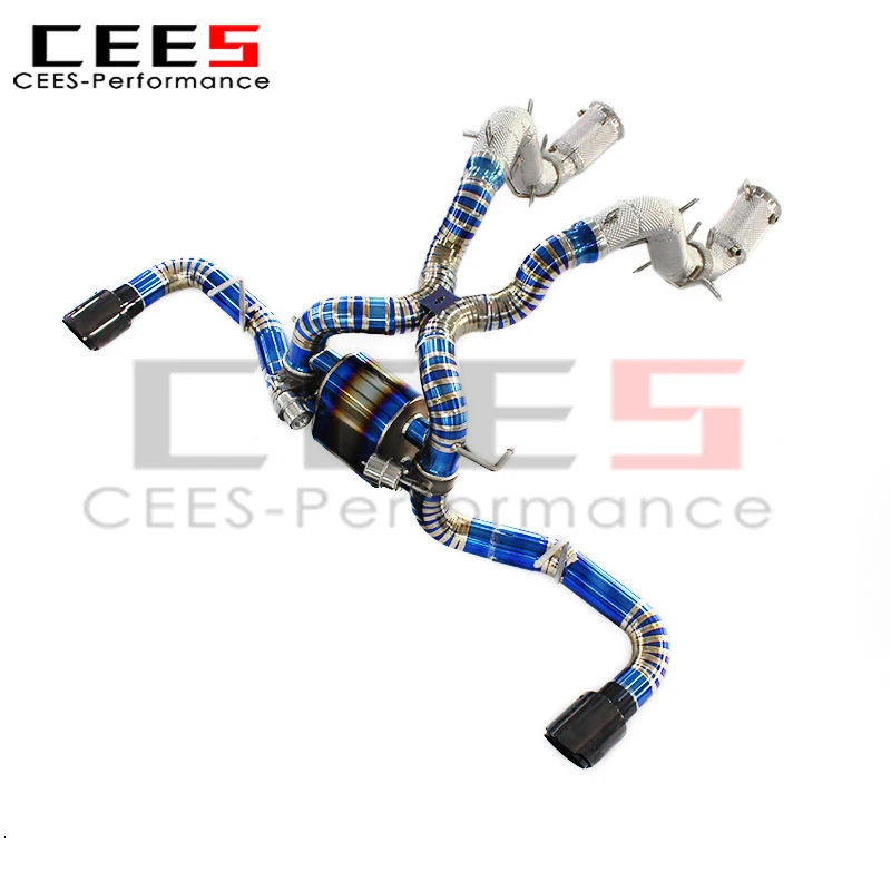 CEES Supersport X Pipe for McLaren 570S 3.8T 2015-2019+ Racing Exhaust Pipe Muffler with Valve Control System