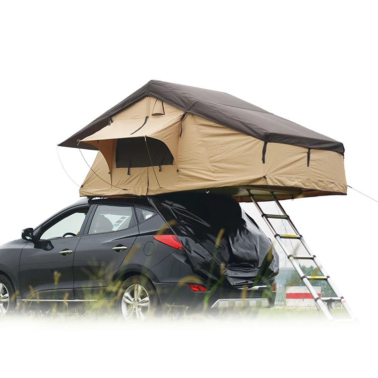 

Waterproof Soft Shell Outdoor Camping Tent Big Space Pop-up Roof Top for Car Made of Oxford Fabric