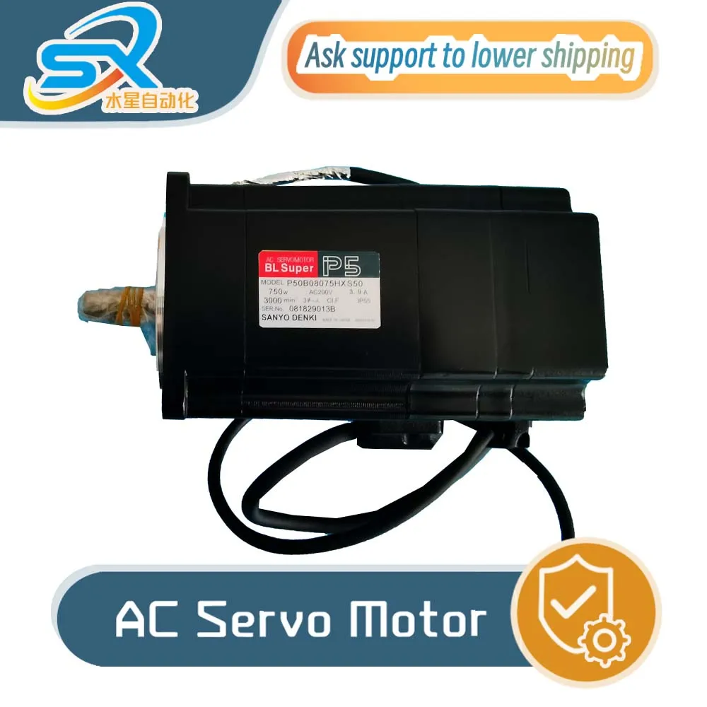 

SANYO DENKI Servo Motor P50B08075HXS50 750w Running in Good Condition