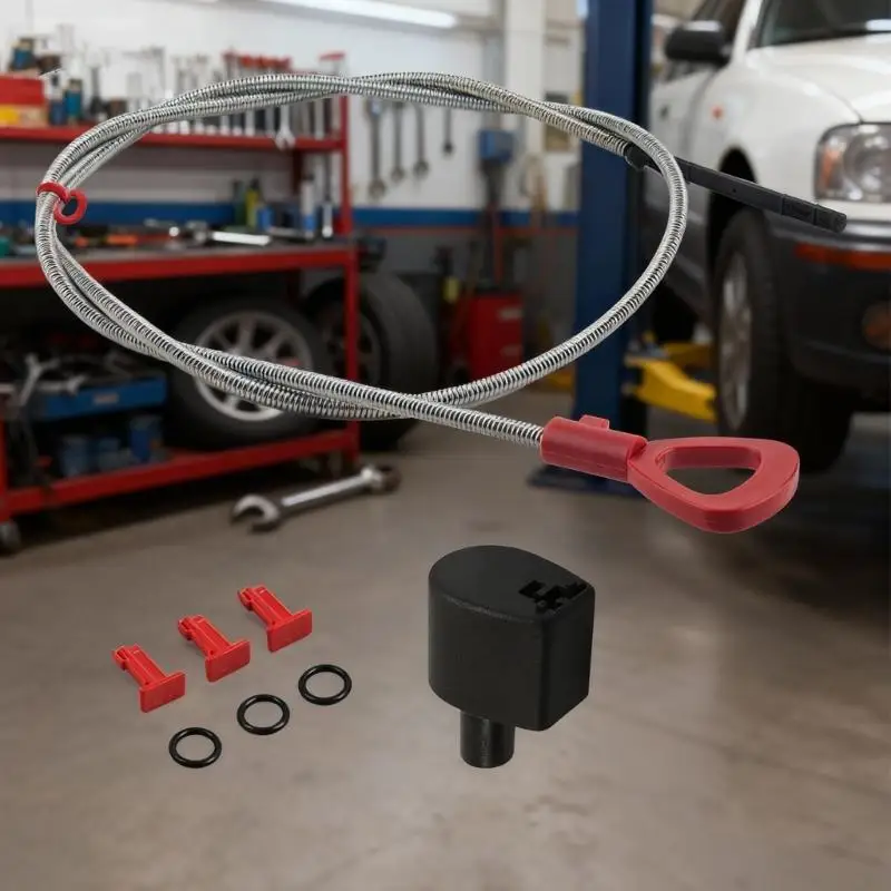 

02DE Quick Release Transmission Oil Dipstick Assembly Featuring Cover and Pin Replace 140589152100,1409910055