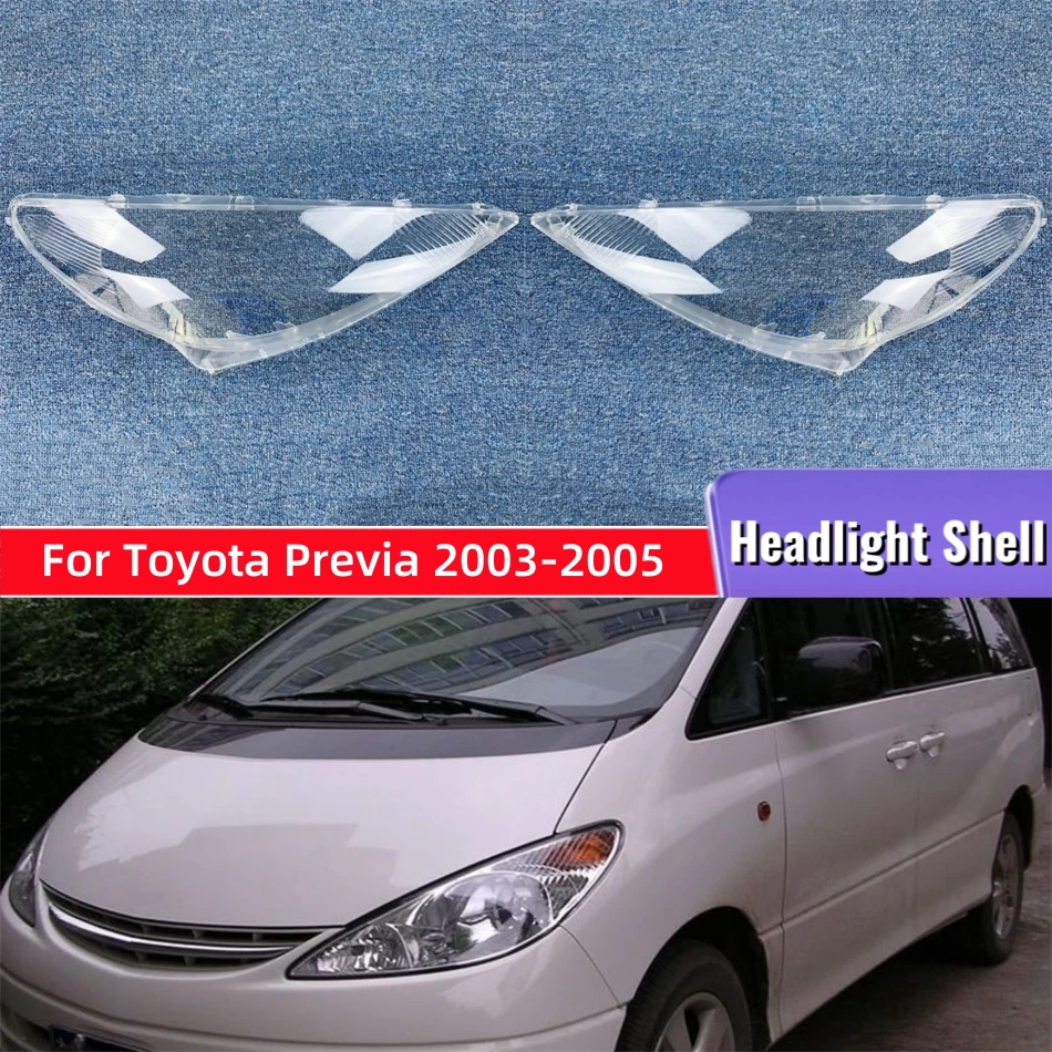 

Для Toyota Previa 2003 2004 2005, запасные части салона автомобиля, пылезащитный чехол для фар, стеклянная крышка лампы