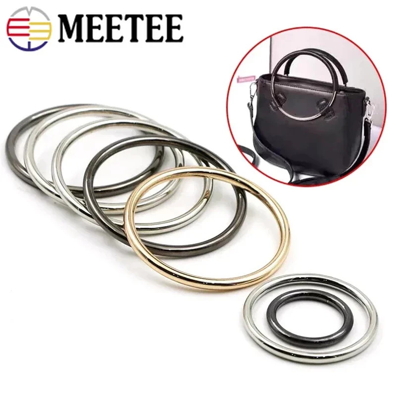 10Pcs 15/19/25/32/38/50mm Metal Buckles O Ring Clasp Dog Collar Bag Belt Hooks DIY Handbags Connecting Rings Buckle Accessories