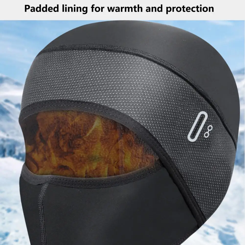 Head Protector Soft Plush Face Ear Cycling Face Cover Cap for Outdoor Winter Sports