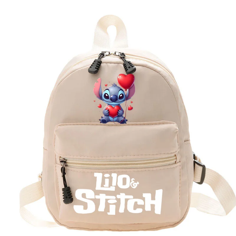 2024 Disney Lilo & Stitchผู้หญิงกระเป๋าเป้สะพายหลังใหม่Mini CausalหญิงBack To Schoolกระเป๋าเป้สะพายหลังสุภาพสตรีผู้หญิงKawaiiกระเป๋าเป้สะพายหลังหญิง