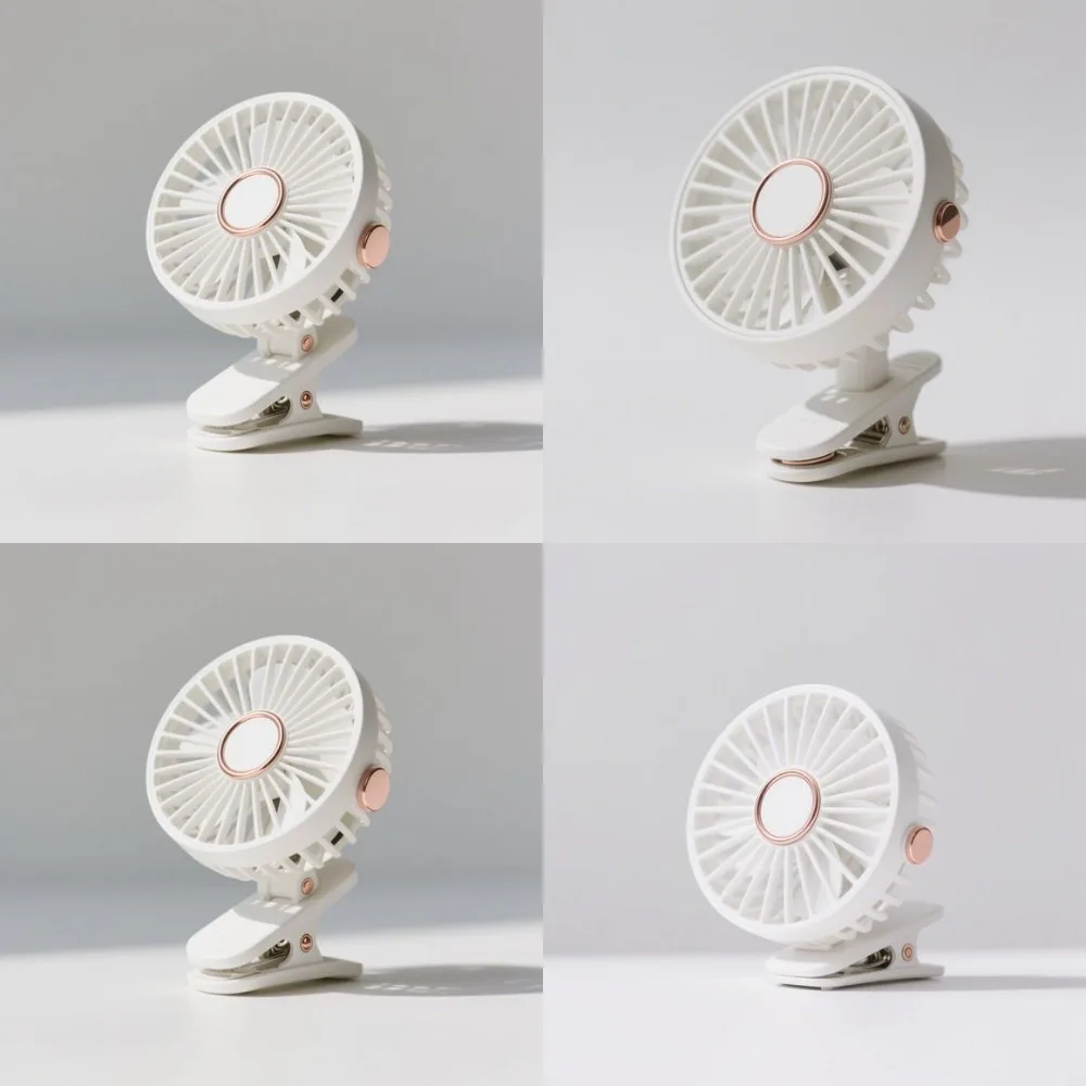 

Перезаряжаемый через USB мини-вентилятор с зажимом: портативный тихий настольный вентилятор для офиса, общежития, путешествий, детской коляски | Регулируемая скорость, Компактный, Ли