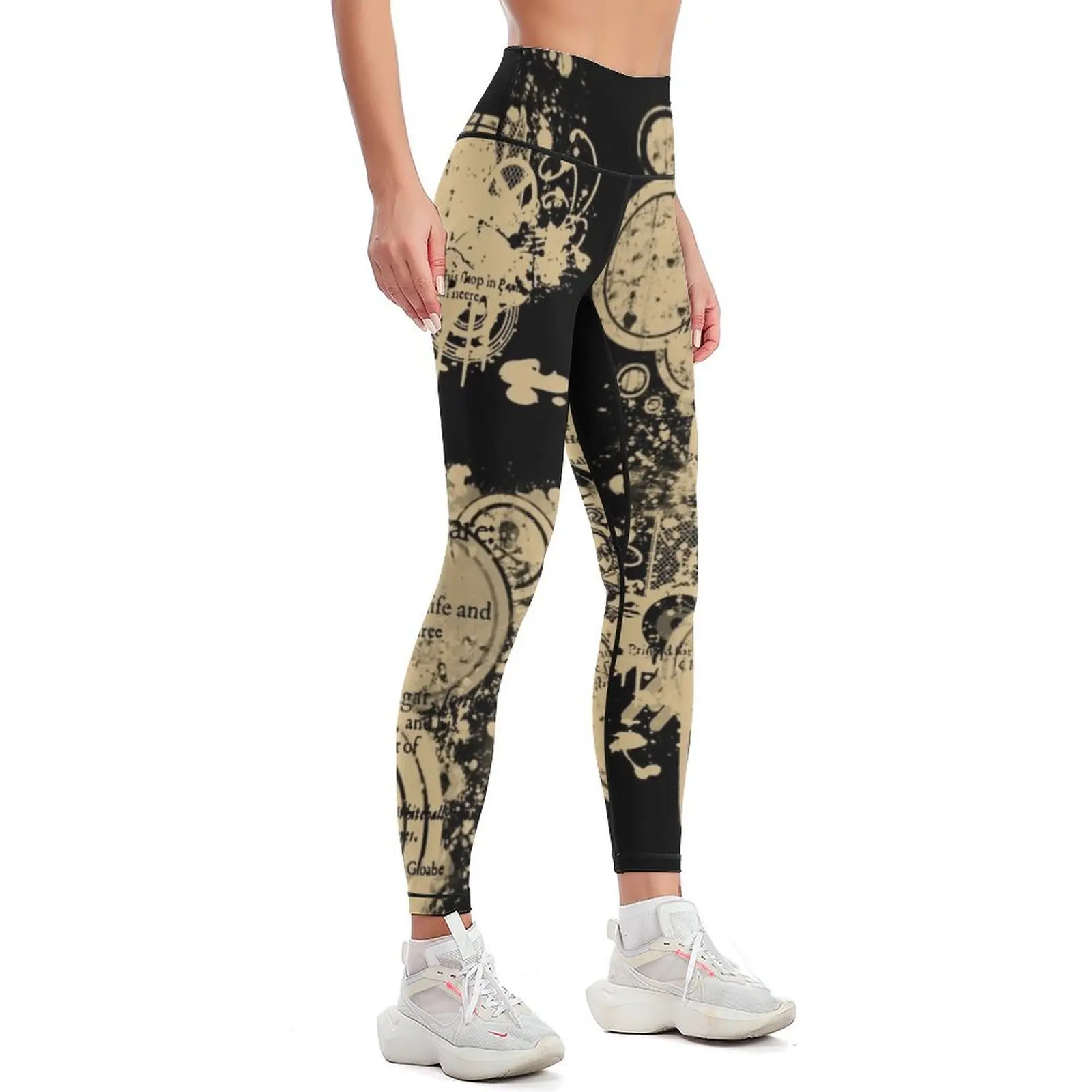 Shakespeare's King Lear Front Piece Leggings Women's push up joggers for Womens Leggings