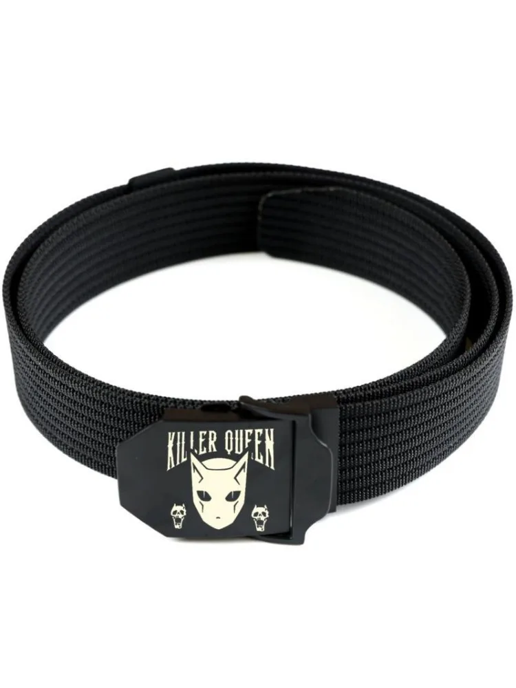 JoJo's Bizarre Adventure Killer Queen Star Platinum Haute valeur de couleur Nouvelle ceinture Animation Dessin animé Étudiant Ceinture universelle en nylon