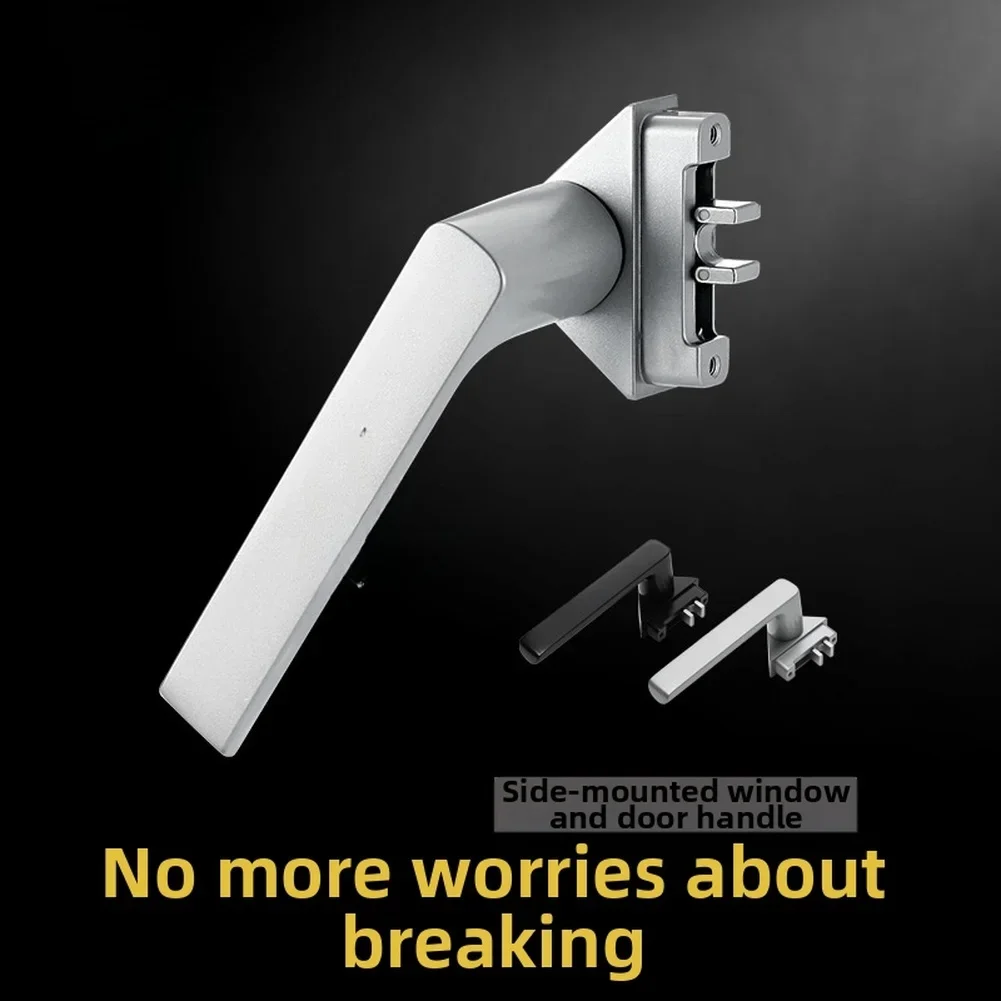 Narrow Profile Casement Window Handle Zinc Alloy Ultra Slim Side Mount For American Style Narrow Window And Doors