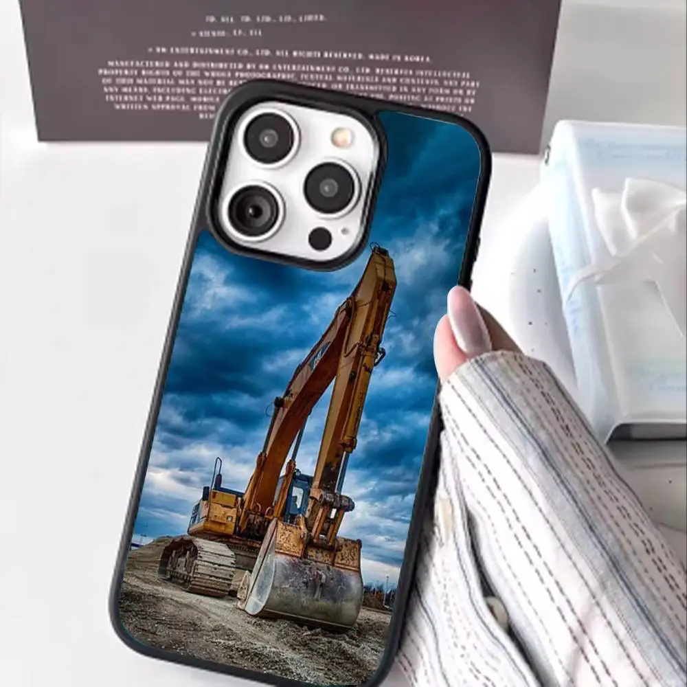 Classic C-Caterpillares Truck Phone Case For iPhone 16e,16,15,14,13,12,11,Plus,Pro,Max,Mini Magsafe Magnetic Wireless Charging