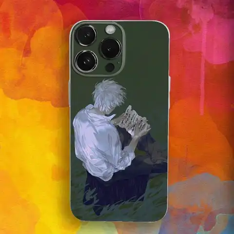 iPhone 16,se4,15,14,13,12,11 Plus,Pro,Max,XR,XS,X,Plus,SE,मिनी के लिए एनीमे M-Mushishi फ़ोन केस पारदर्शी सॉफ्ट कवर 10 best sales Mushishi - №2