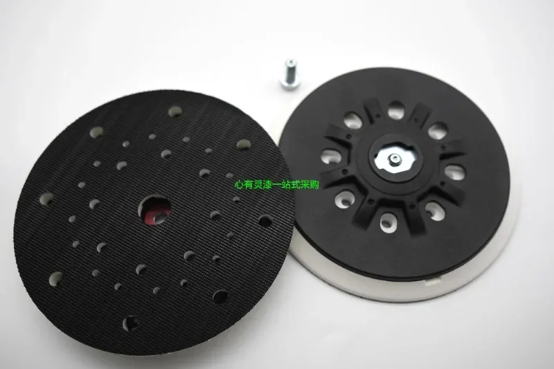 Replacing the grinding pad 6-inch 17-hole dry grinder The grinding pad disc tray can be used for the 6-inch f-esto grinder.