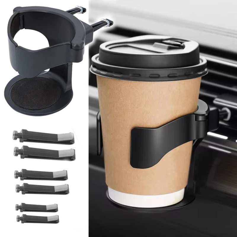 

Universal Car Cup Holder Air Vent Outlet Drink Coffee Bottle Holder Mounts Holders Beverage Ashtray Mount Stand Auto Accessories