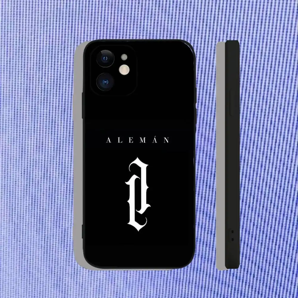 Aleman De Vuelta a las Andadas 電話ケース iPhone 17、16、15、14、13、12、11、Pro、Max、Plus、Air、X、XS、XR、SE、8、7、ミニ、ソフトブラック Funda 用