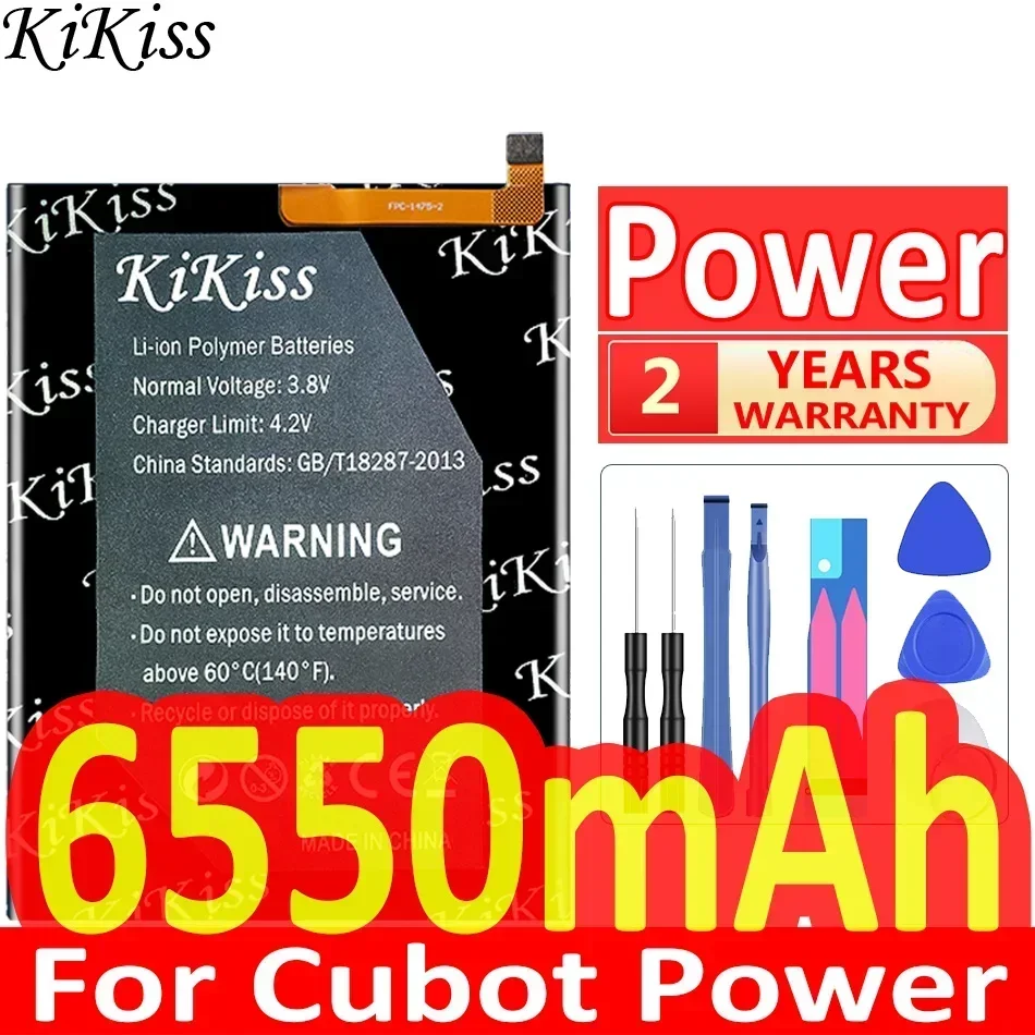 KiKiss Battery 6550mAh For Cubot Power Smart Phone