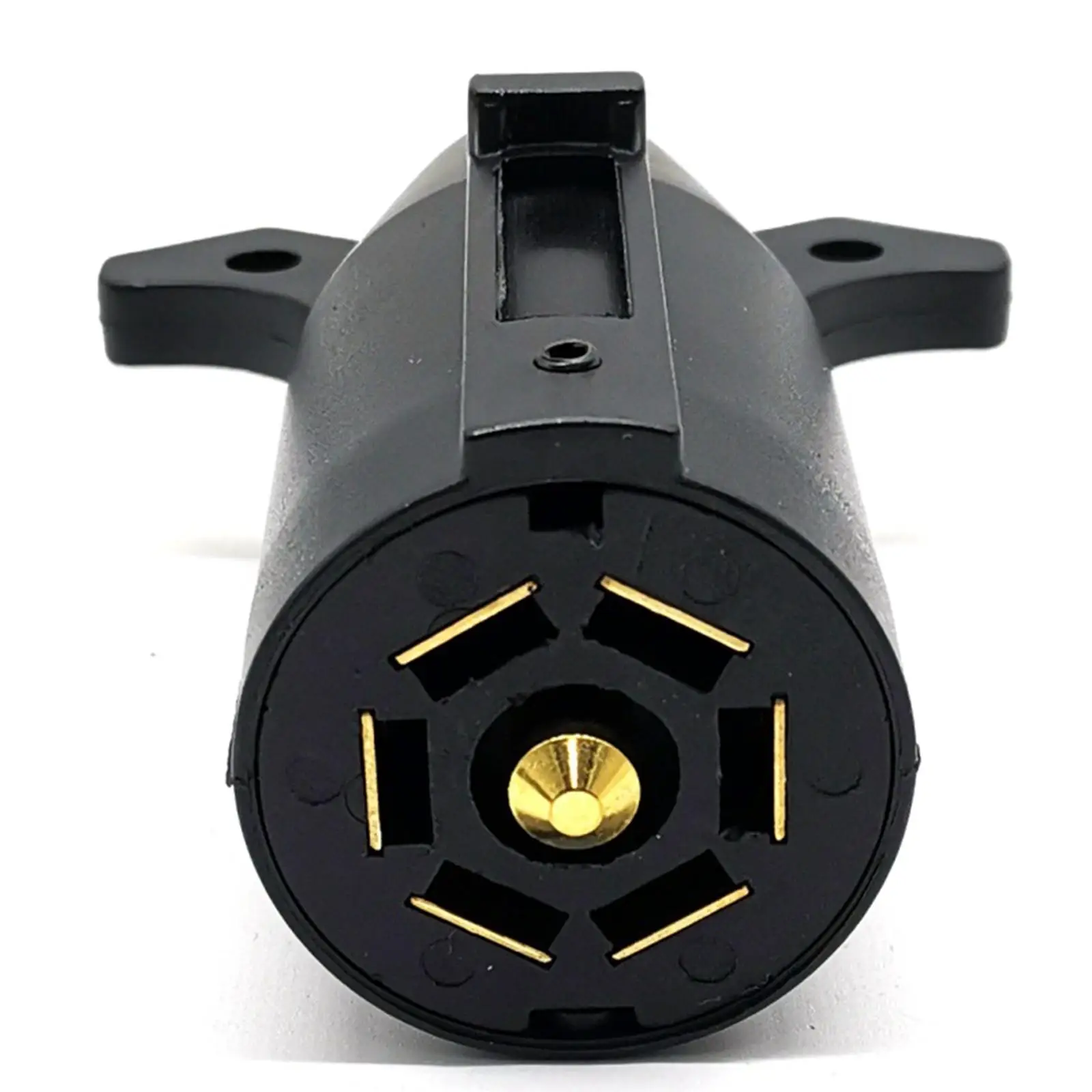 Trailer Adapter Accessory Replacement Power Signal Connector Professional Easy to Install Sturdy Black