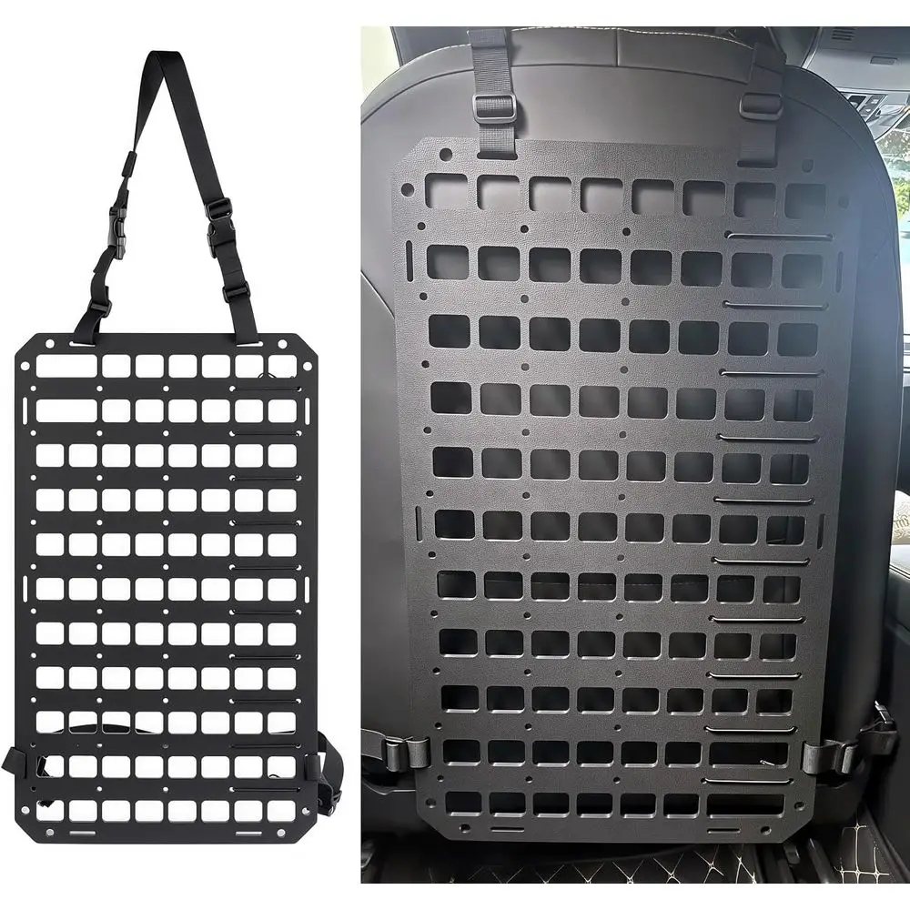 

Жесткая панель MOLLE для органайзера на спинку автомобильного сиденья, тактический держатель для снаряжения EDC, кобура-подставка, модульная пластина для хранения