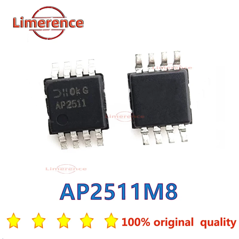 5pcs/lot AP2511M8-13 Power Switch-Driver-1: 1-p-Channel-2. 5a-8-msop