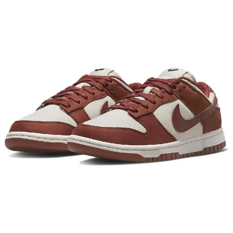 Nike Dunk Low LX Light Orewood Marrom Robusto Laranja Tênis feminino DZ2710-101