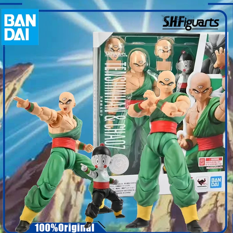 

BandaiGenuine Original SHF TENSHINHAN CHAOZ Action Figure Toys For Boys Girls Kids Christmas Gift Collectible Model Ornaments