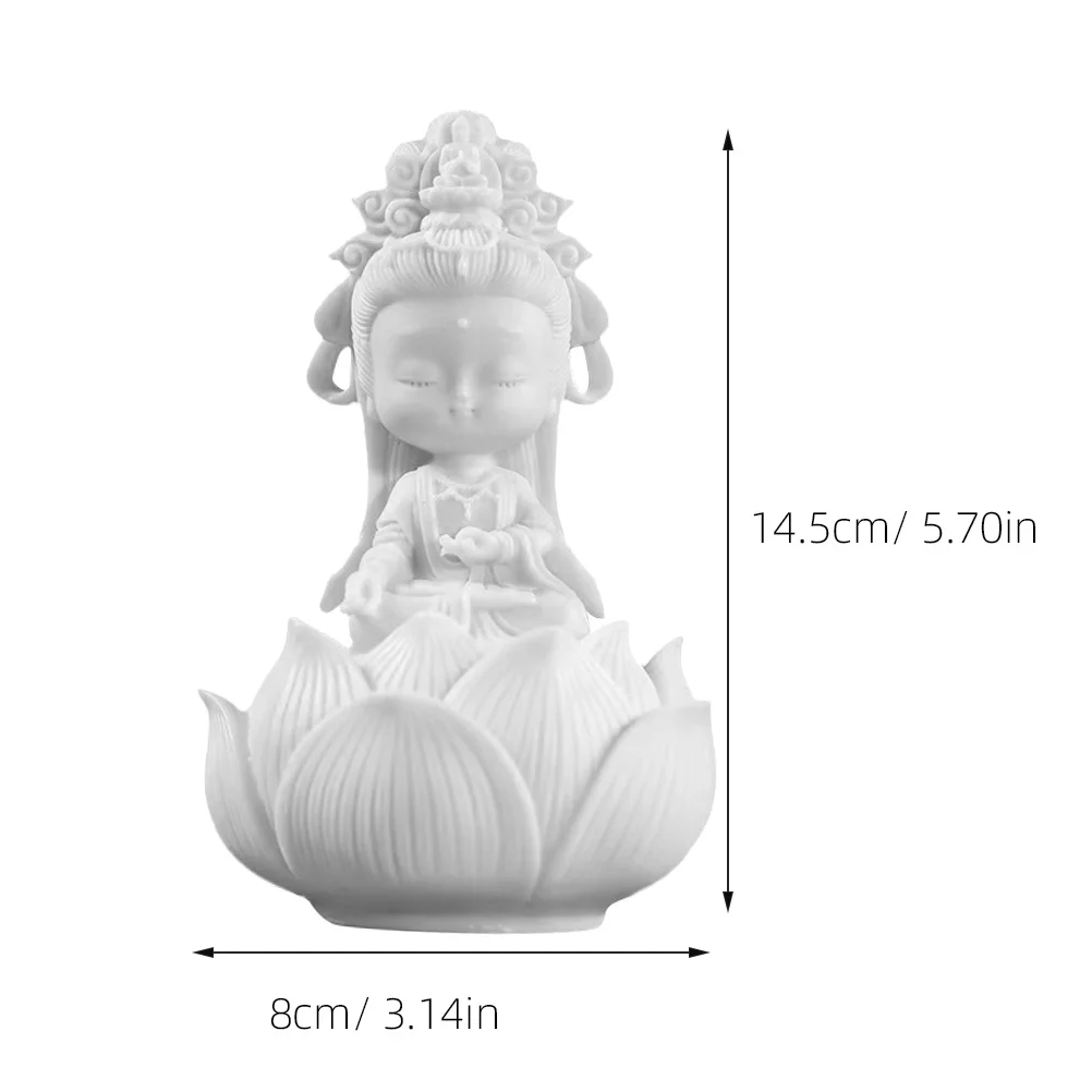 1Set Resin Buddha Statue Mini Sculpture Ideal for Home Entrances Gardens Decorative Craftsmanship Standout Mini Buddha Statue