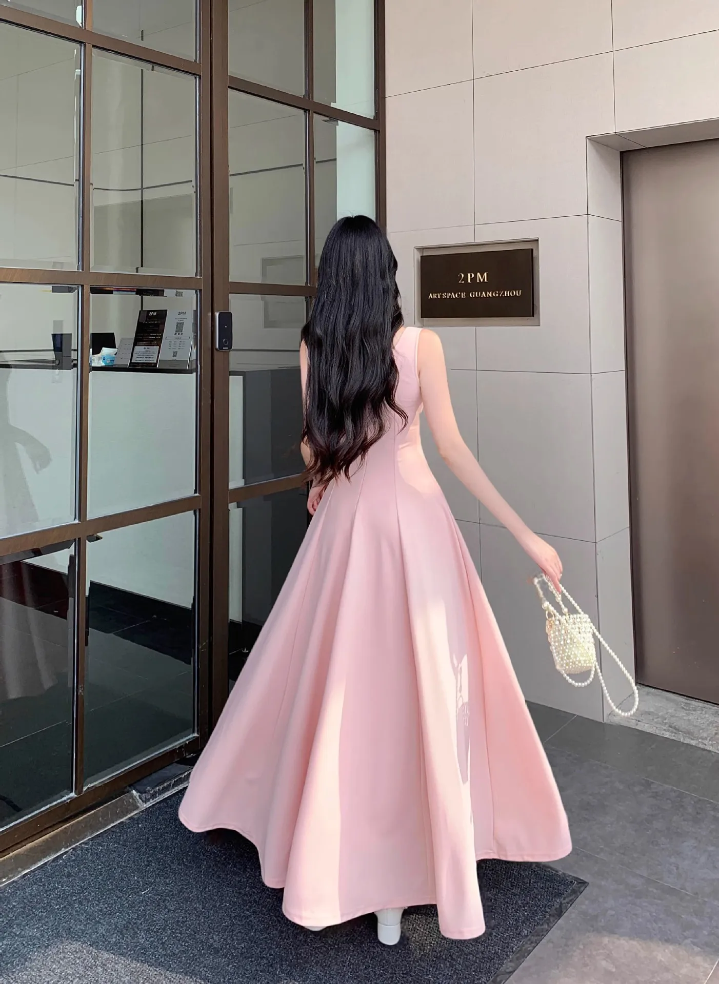 Elegante vierkante kraag mouwloze avondjurken sexy beroemdheid lange jurk prachtige hoge kwaliteit prom feestjurken op maat