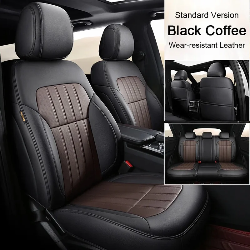 High Quality Vegan Nappa Leather Tailored Full Wrapped Car Cushion Unit Interior Safeguard Auto Fittings
