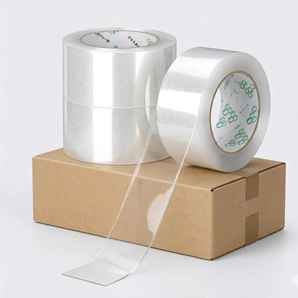120 Roll of Packaging Tape, 98m*45mm with Super Strong Adhesion, Ideal for Packaging and Shipping. Suitable offices/commercial