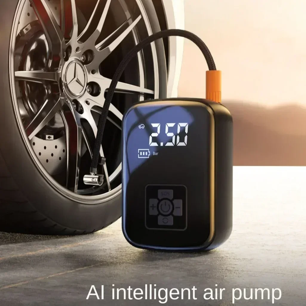 Motorcycle air pump Portable electric air pump type-c rechargeable wireless air pump for cars air compressor for multiveticles