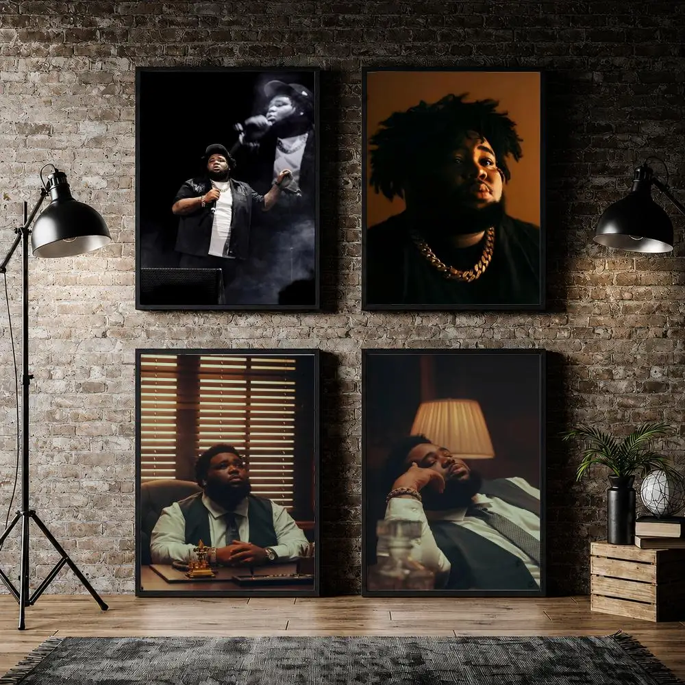 Rapper Rod Wave Rap Music Poster Pvc HD Peel and Stick Modern poster Home Office Living Room Dining Room Wall Decor