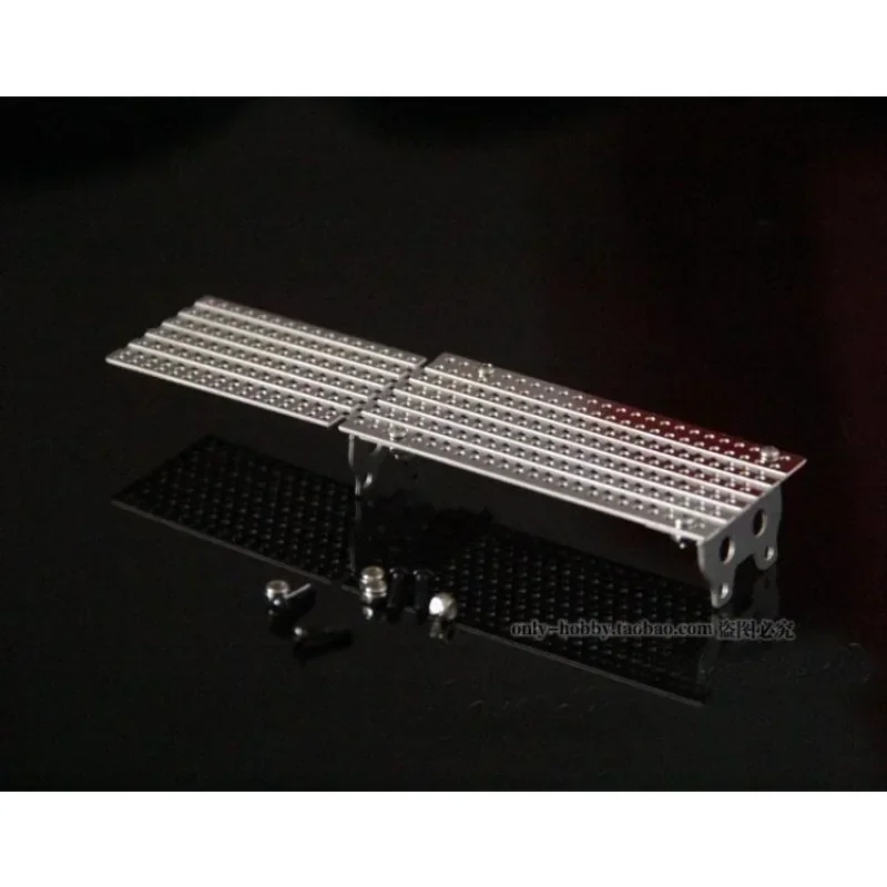 Metal Material Stainless Steel Anti Slip Pedal for 1/14 Tamiya RC Truck Scania Actros 3363 Volvo MAN LESU Car