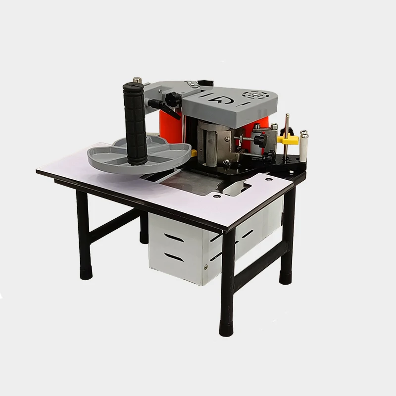 

220V Small Manual Edge Banding Machine Double Side Gluing Portable Edge Bander Woodworking Edge Banding Machine 1100W