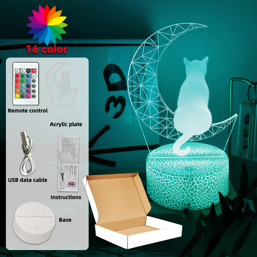 Cute Cat Table Lamp… - image