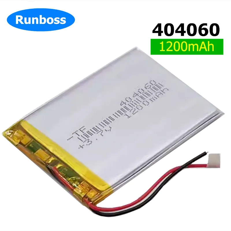 1-10pcs 3.7V 1200mAh 404060 Polymer Lithium Li-ion Battery for MP3,MP4,TOY,POWER BANK,GPS,PSP Drone Camera,Bluetooth Speaker