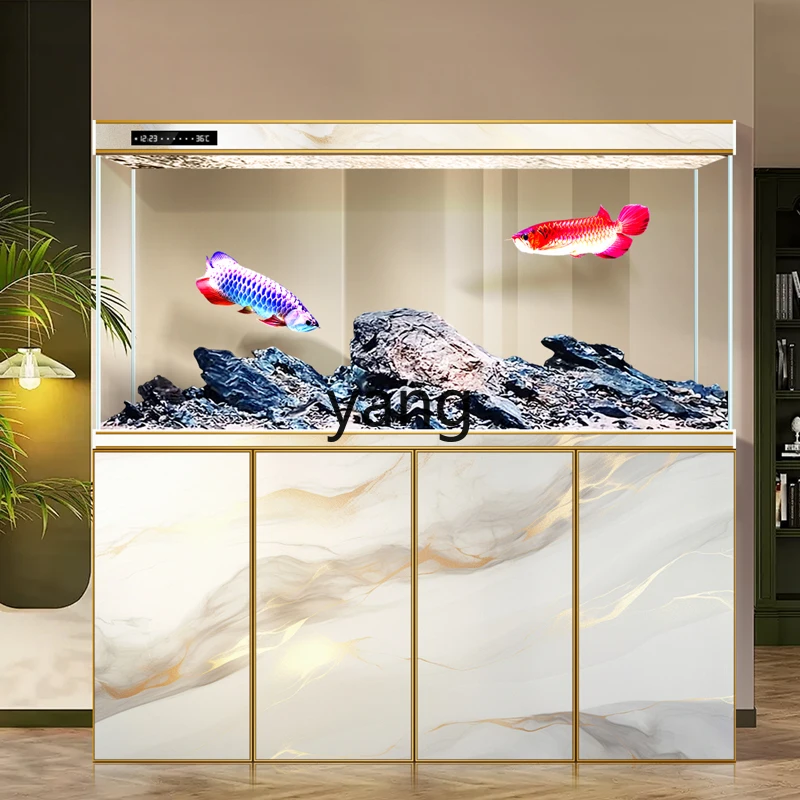 

LH bottom filter fish tank living room home office water-free partition smart aquarium