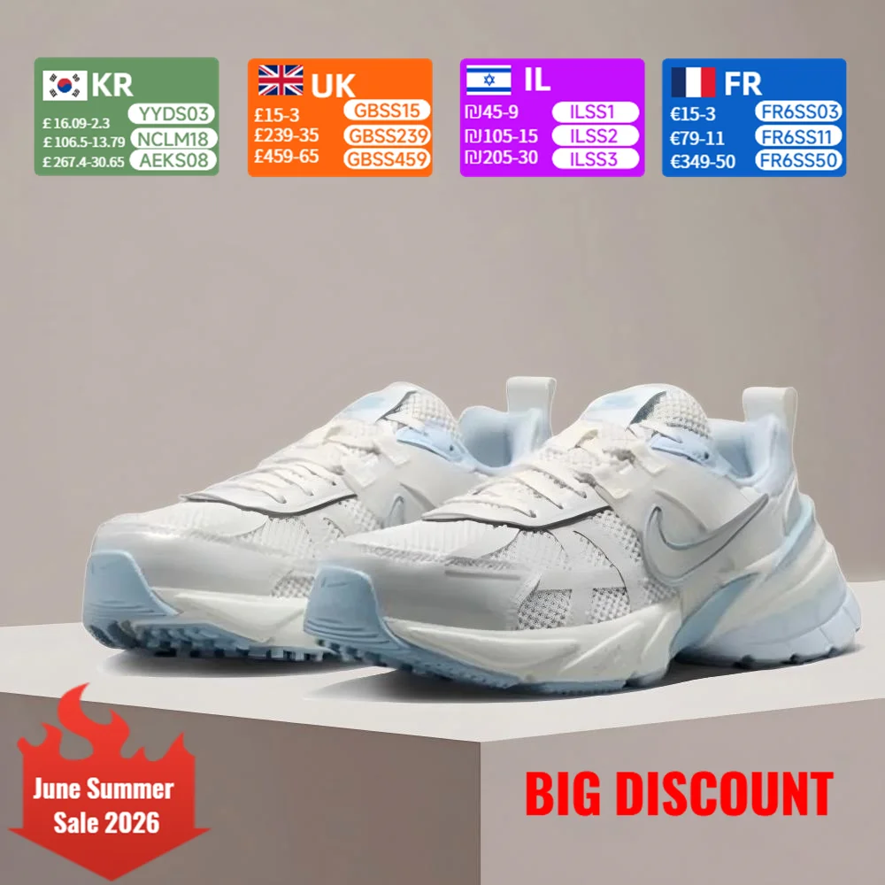 

Nike V2K Run Women's Running Shoes Comfortable, Stylish, Versatile, Slip-Resistant, Breathable Running Shoes FD0736-009