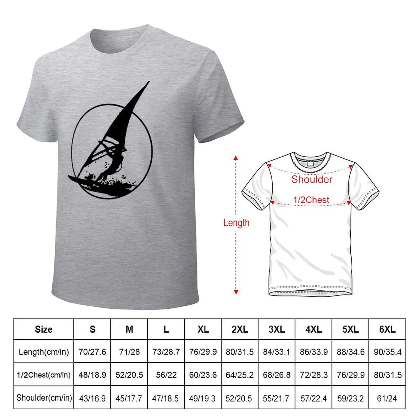 Ik Hou Van Windsurfwinkel Windsurf T-Shirt Zeilen T-Shirt T-Shirt Sweat Plus Maten Customizeds Zwarte T-Shirts Voor Mannen