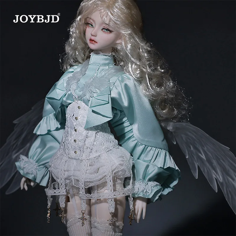 

Кукла Joybjd 1/4 Qadir BJD, полный комплект B с телом Muxi и крыльями Haniel, из полимерной смолы