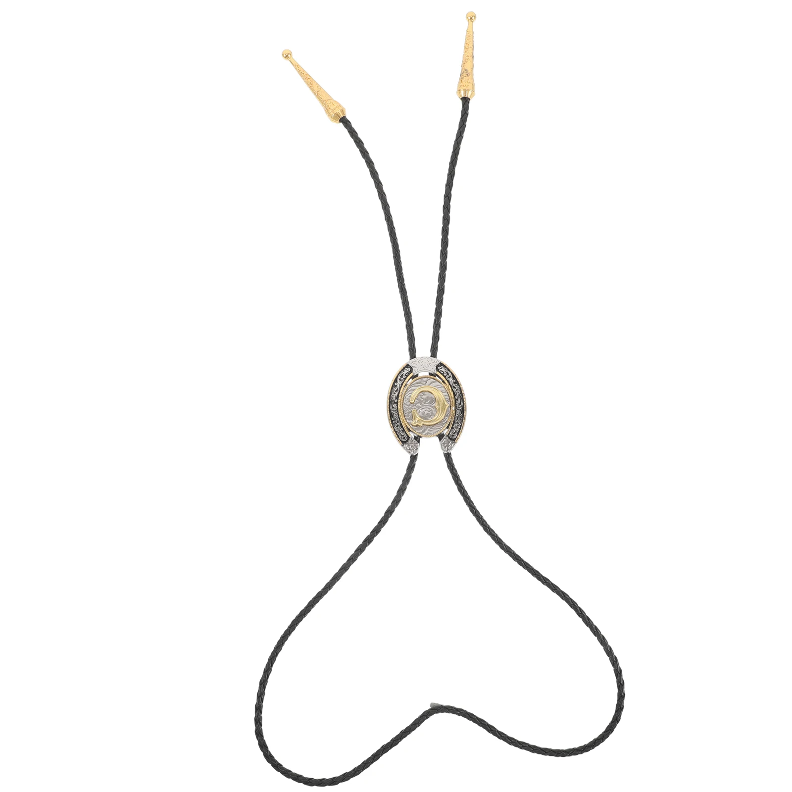 

Cowboy Necktie Western Rope Tie Cowboy Horseshoe Necktie Cord Necklace For Women Men Western Accessories Belt