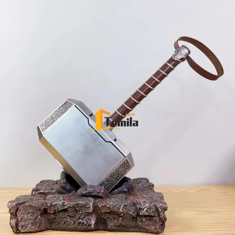 44cm 1/1 Superhero Costume Props Thor Hammer Resin Pendant Cosplay Prop Party Stage Performance Prop Movie Peripherals