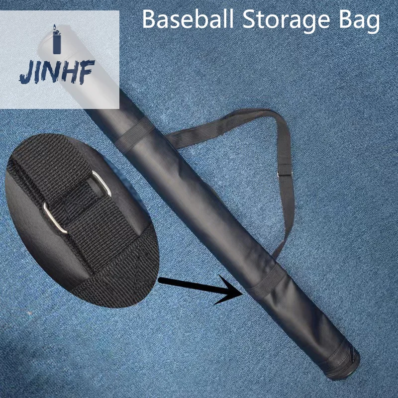 

1PC Cue Case Carry Bag Lightweight Portable Nylon Artificial Leather Handle Baseball Bat Backpack Equipment Bag Stick Cover