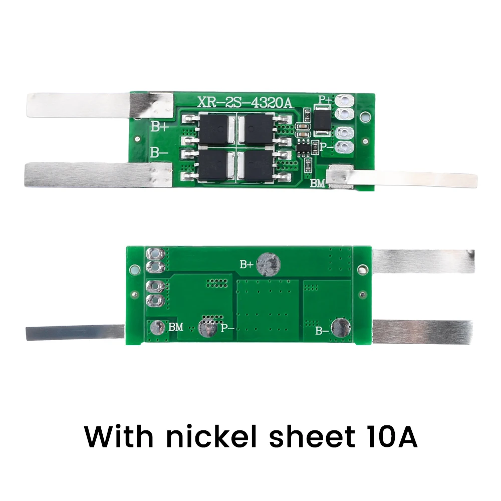 2S 7.4V 18650 Lithium Battery Protection Board Small Power Appliances Energy Storage Protection Board With Port