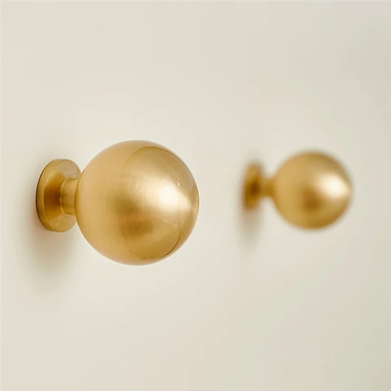 

【Popular】French Brass Nordic American Cabinet Handles Modern Simple Gold Wardrobe