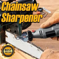 Chainsaw Sharpening Kit Electric Grinder Sharpening Polishing Attachment Set Saw Chains Tool Serrated Sanding Chain Tool